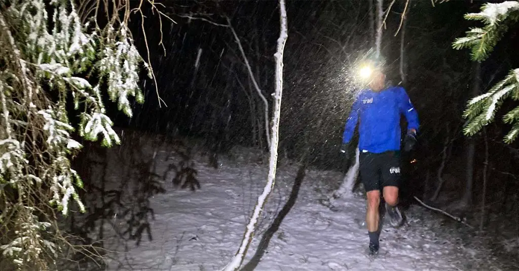 Trail Running In The Dark