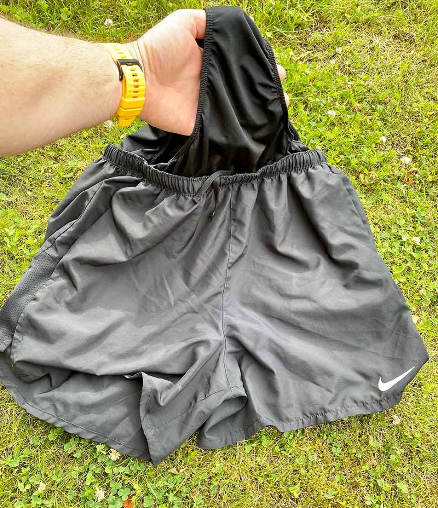 lightweight linings in running shorts