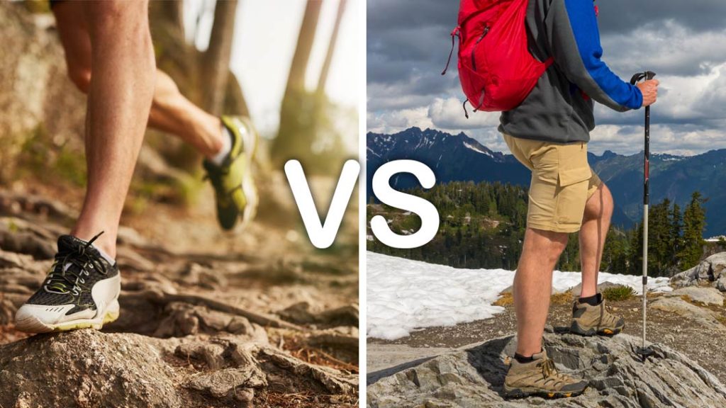 Trail Running vs Hiking